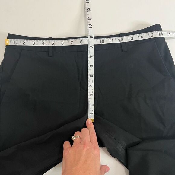 Theory Women's Black Wool Max C3 Sevona Stretch Trouser‎ Dress Pants Size 8 - Picture 10 of 10